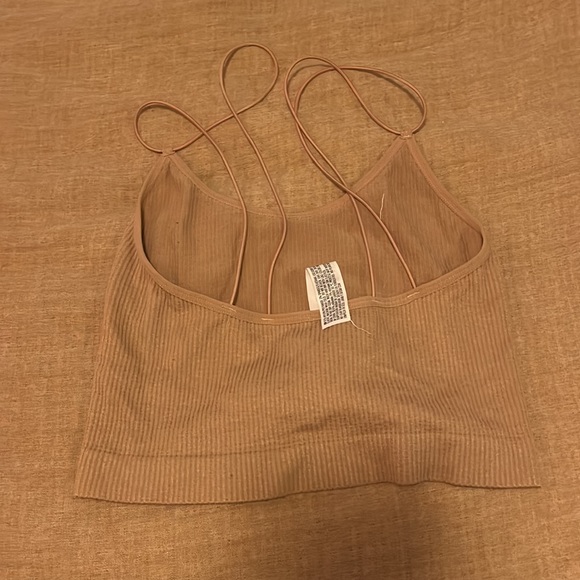 Pink/brown spaghetti strap - Picture 2 of 3